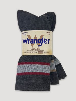 Men's Thick Stripe Micro Crew Socks (2-Pack)
