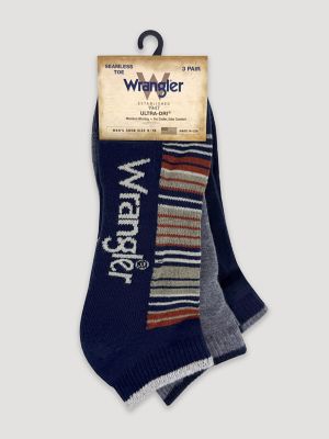 Men's Multi Stripe Low Cut Socks (3-Pack)