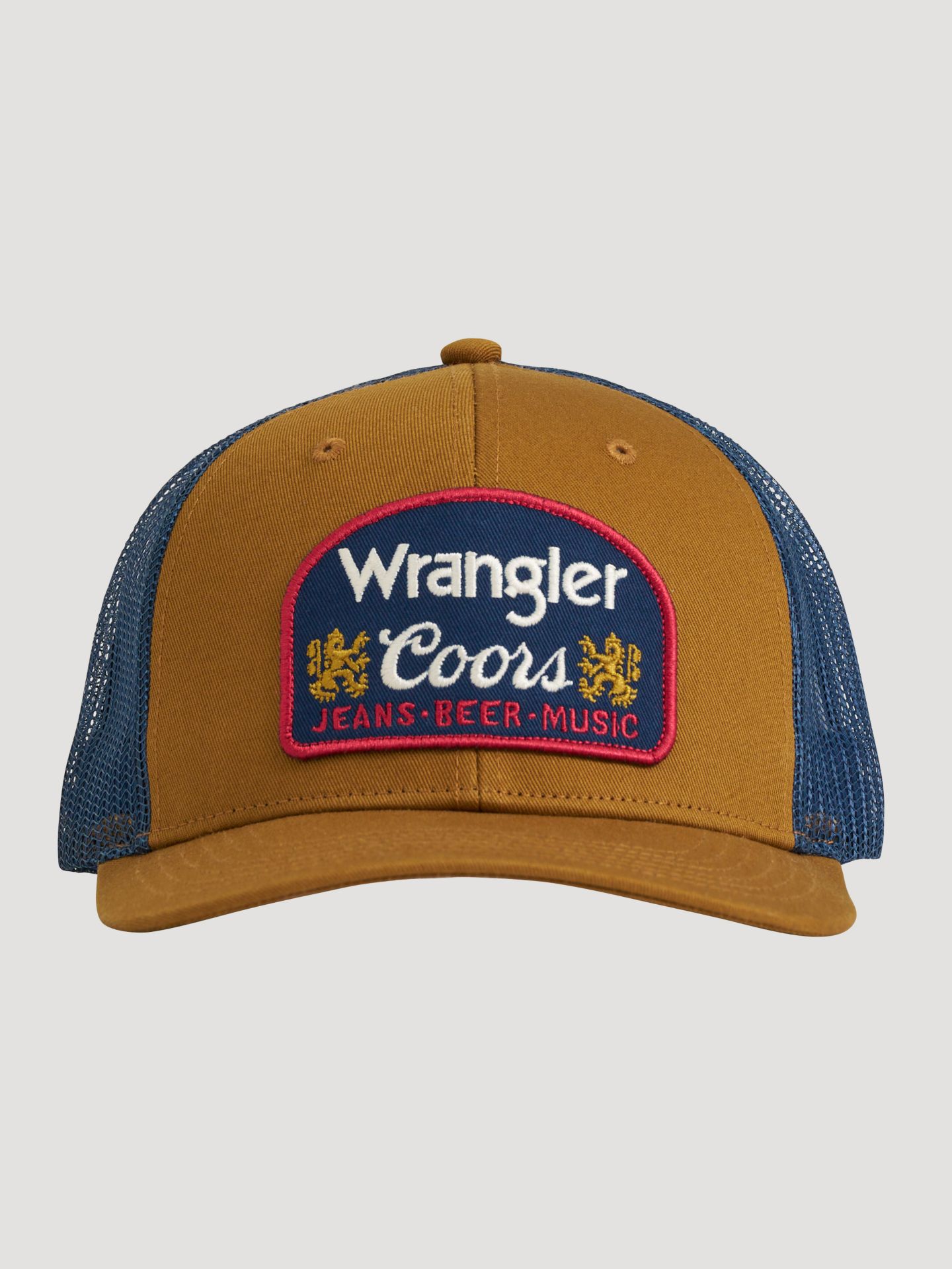 Мужская кепка Wrangler x Coors Twill Patch, цвет: Коричневый — фото 2