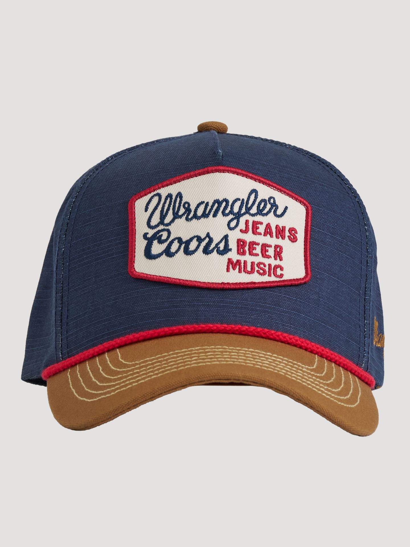 Мужская кепка Wrangler x Coors Canvas, цвет: Тёмный синий — фото 2