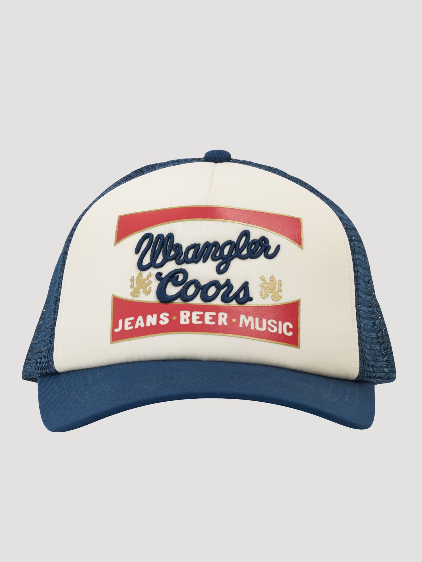 Мужская кепка Wrangler x Coors Trucker, цвет: Тёмный синий — фото 2