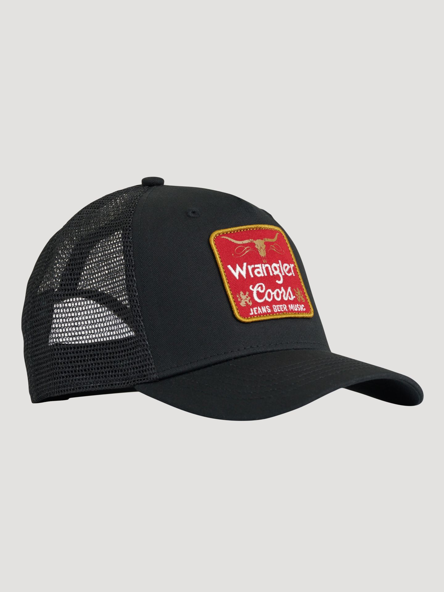 Мужская кепка Wrangler x Coors Steer Patch, цвет: Чёрный — фото 2