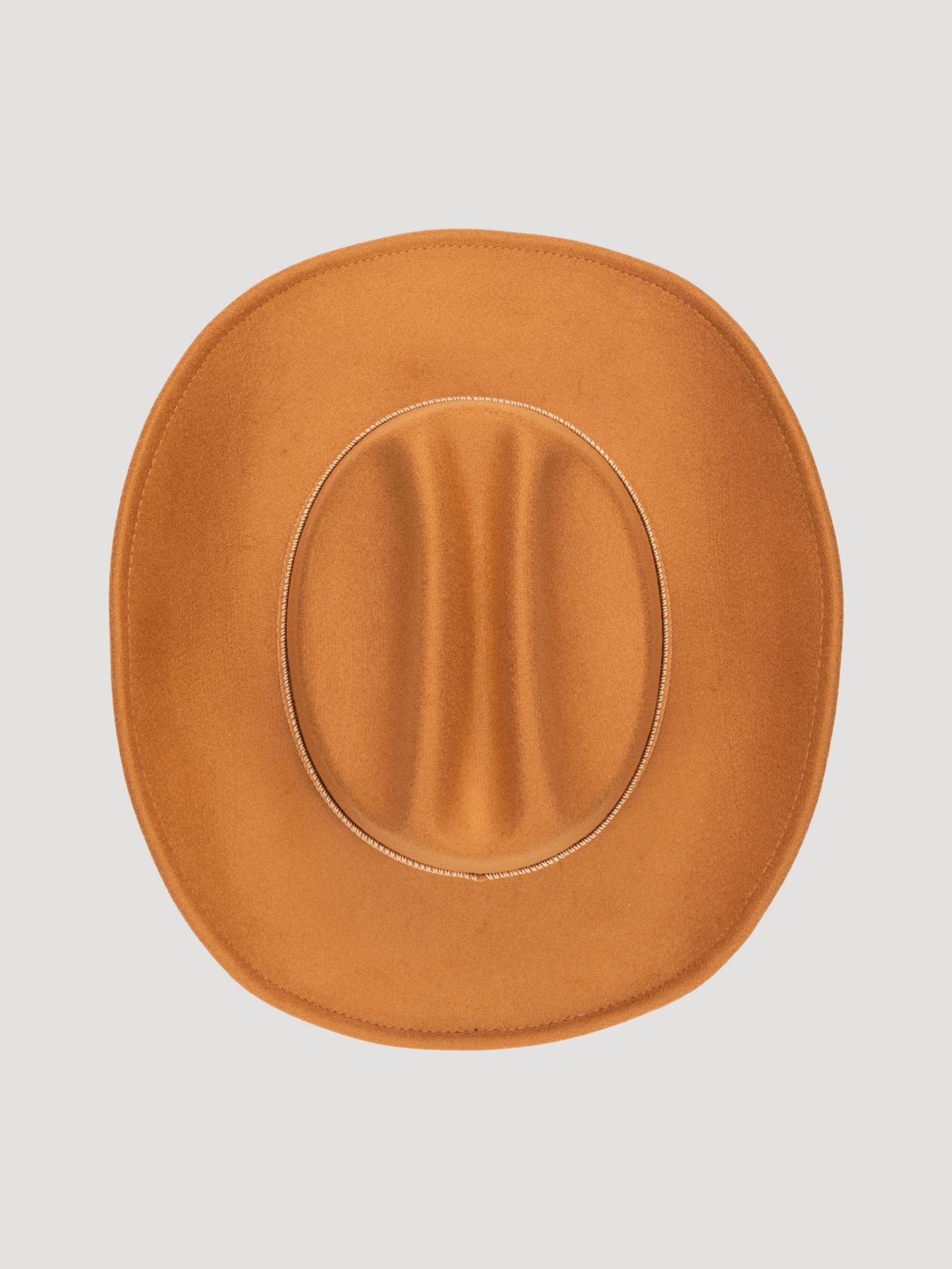 Женский головной убор Wrangler Kickin Dust Faux Wool Cowboy Hat, цвет: Коричневый — фото 4