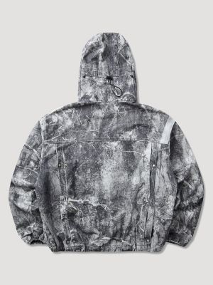 Wrangler x ROA Volano Denim Jacket in Dark Owl Camo