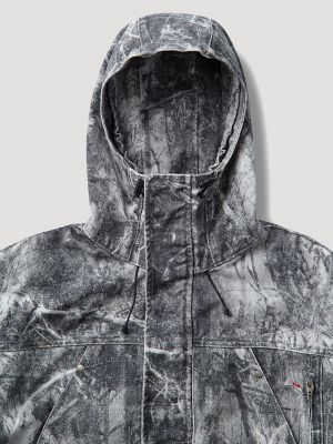 Wrangler x ROA Volano Denim Jacket in Dark Owl Camo