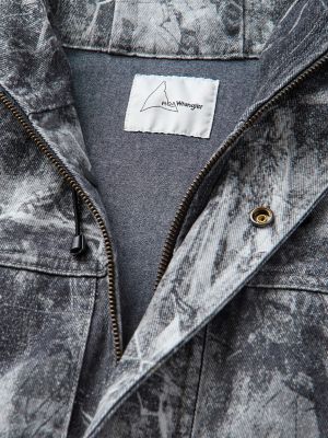 Wrangler x ROA Volano Denim Jacket in Dark Owl Camo