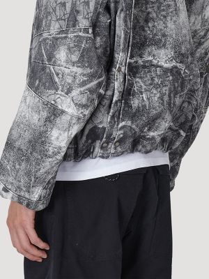 Wrangler x ROA Volano Denim Jacket in Dark Owl Camo