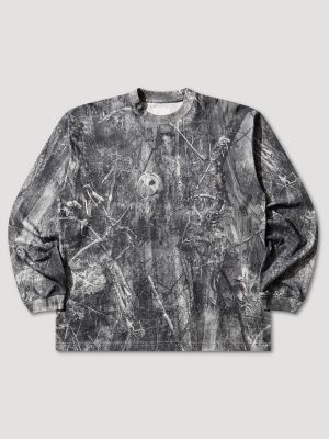Wrangler x ROA Jersey T-Shirt in Dark Owl Camo
