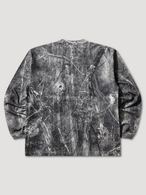 Wrangler x ROA Jersey T-Shirt in Dark Owl Camo