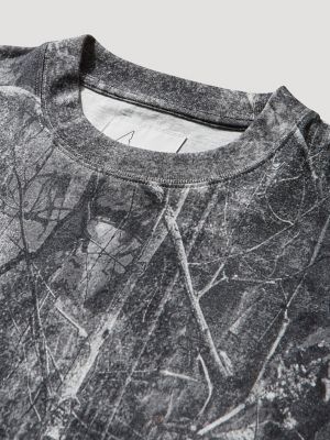Wrangler x ROA Jersey T-Shirt in Dark Owl Camo