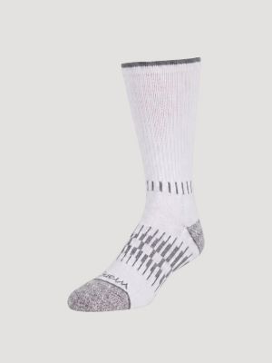 Wrangler RIGGS Workwear&reg; Tough Flex Crew Sock (6-Pack) in Classic