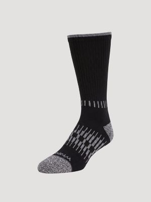 Wrangler RIGGS Workwear&reg; Tough Flex Crew Sock (6-Pack) in Classic