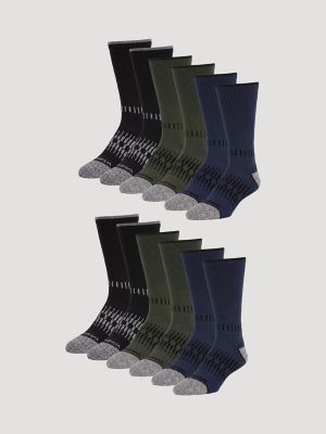 Wrangler RIGGS Workwear&reg; Tough Flex Crew Sock (6-Pack)