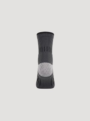 Wrangler RIGGS Workwear&reg; Tough Flex Quarter Sock (6-Pack) in Grey