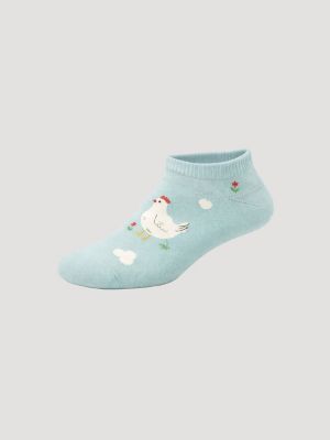 Women's Workwear Novelty Low Cut Sock (3-Pack) in Farm Life