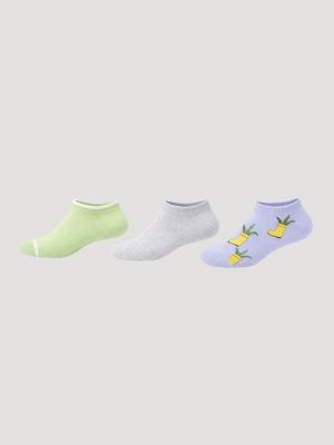 Women's Workwear Novelty Low Cut Sock (3-Pack) in Rainboots