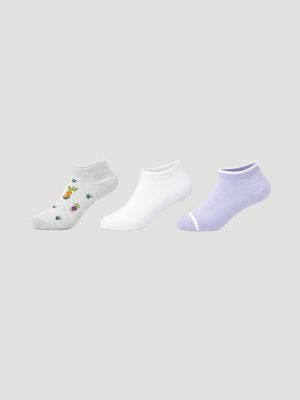 Women's Workwear Novelty Low Cut Sock (3-Pack) in Veggies