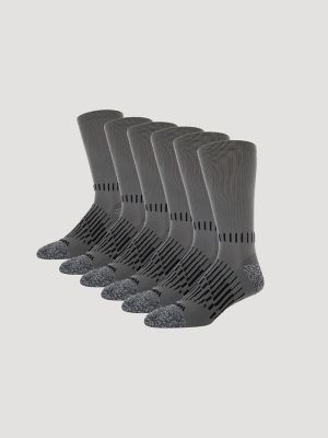 Wrangler RIGGS Workwear® Tough Flex Crew Sock (6-Pack) from Wrangler - $24.99