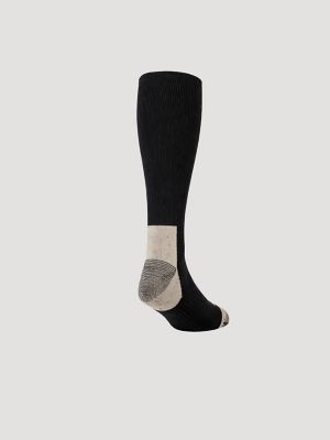 Wrangler RIGGS Workwear Cushion Crew Sock 6 Pack:Black:One Size alternative view 2