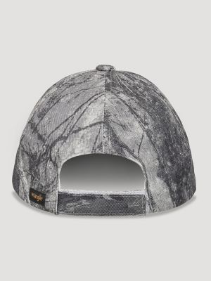 Wrangler x ROA Washed Denim Cap in Dark Owl Camo