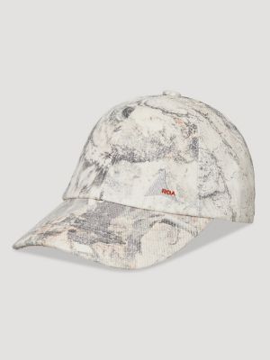 Wrangler x ROA Washed Denim Cap in Light Owl Camo