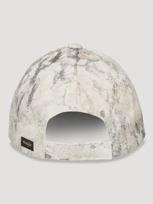 Wrangler x ROA Washed Denim Cap in Light Owl Camo