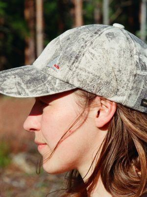 Wrangler x ROA Washed Denim Cap in Light Owl Camo