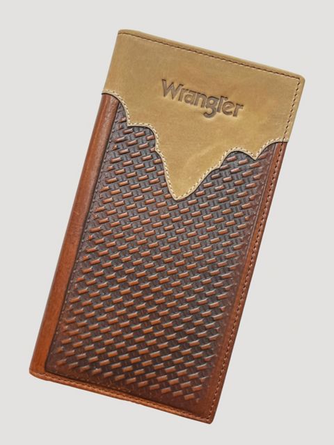 Женский кожаный кошелёк Wrangler Basketweave