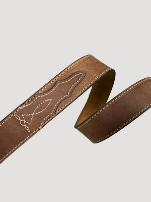 Boy's Rodeo Buckle Leather Belt
