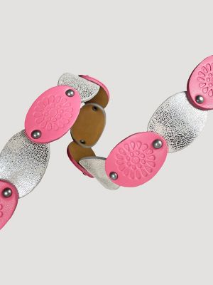 Girl's Heart Buckle Leather Belt