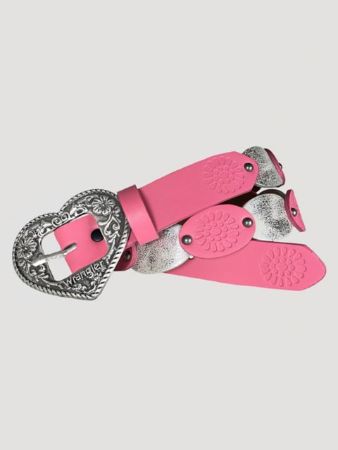 Детские ремни Wrangler Girl's Heart Buckle Leather Belt