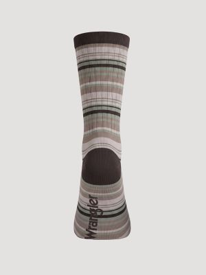 Men's Retro Patterned Crew Socks