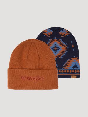 Men's Southwestern Logo Beanie (2-Pack) in Blue
