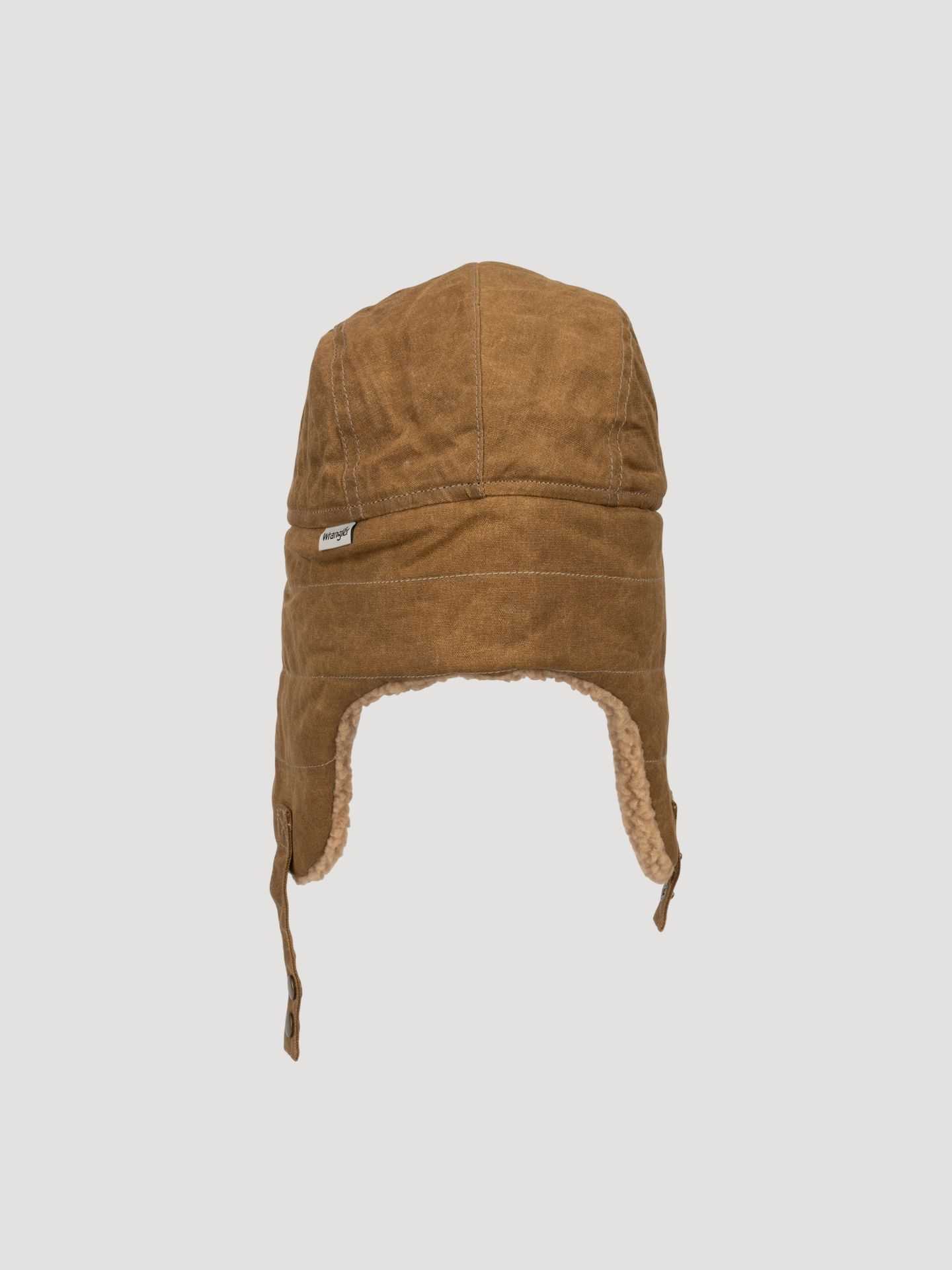 Wrangler Men's Canvas Sherpa Lined Trapper, цвет: Коричневый — фото 4