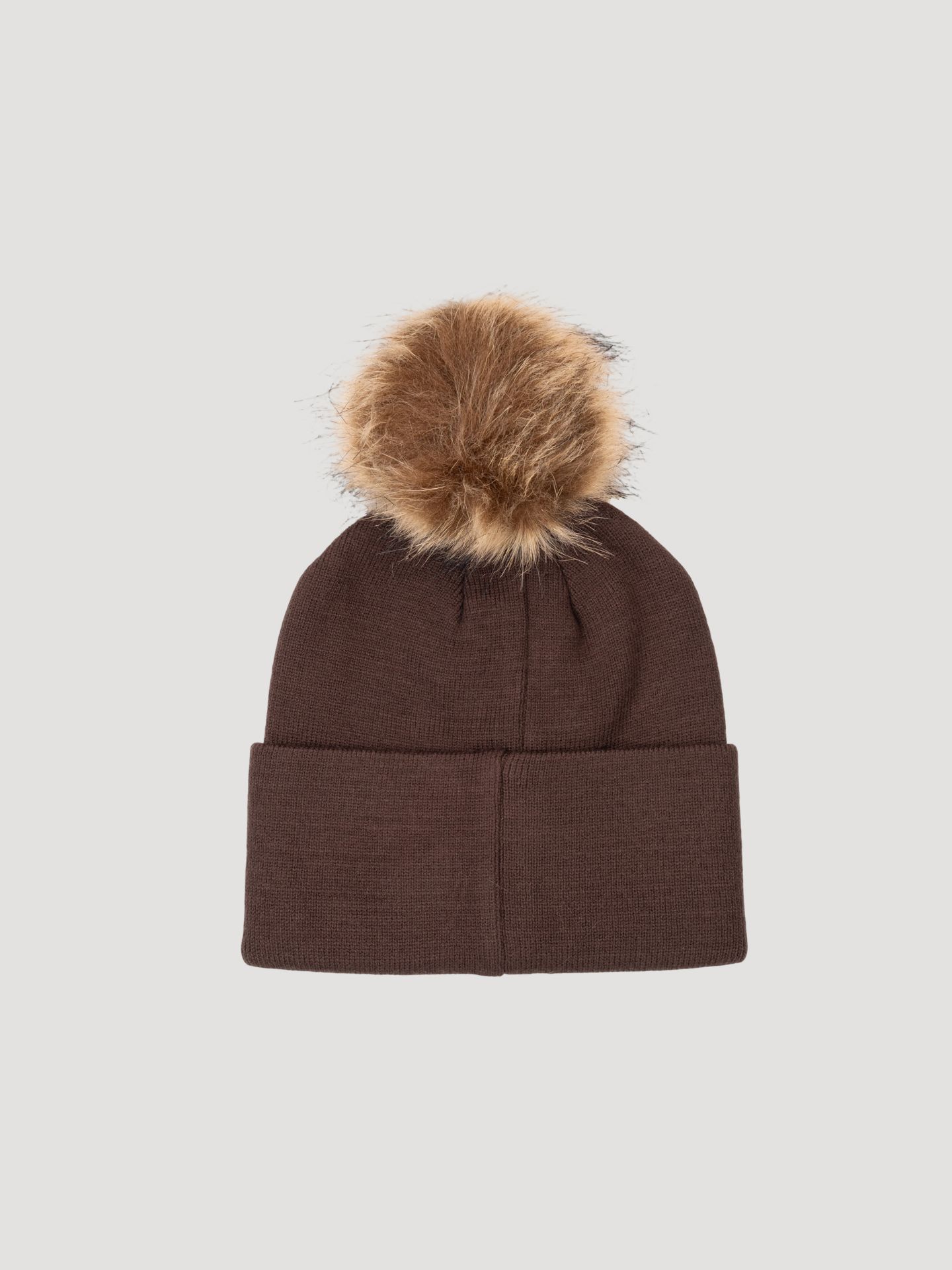 Женская шапка Wrangler Horseshoe Pom Pom, цвет: Коричневый — фото 2