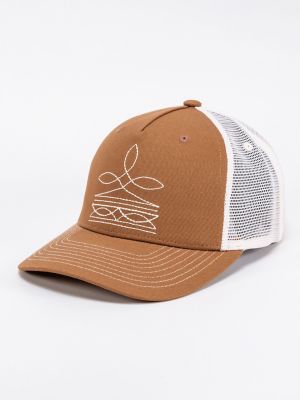 Texas Longhorns Boot Stitch Trucker Hat in Orange