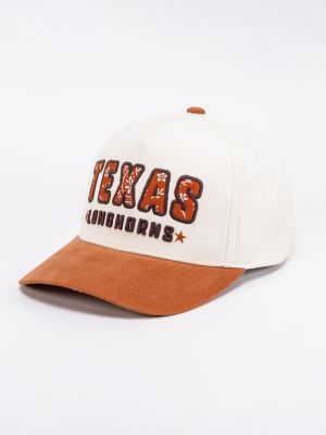 Texas Longhorns Bandana Hat in Ivory/Orange