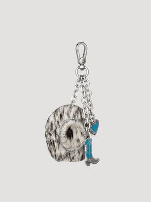 Western Spirit Bag Charm in Silver
