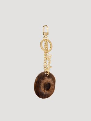 Western Spirit Bag Charm in Dark Brown