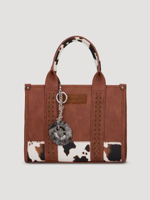 Western Spirit Bag Charm in Black Grey