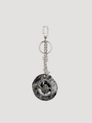 Western Spirit Bag Charm in Black Grey