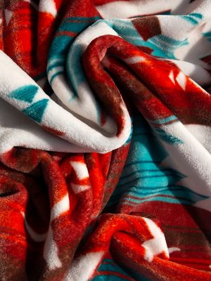 Wrangler Western Double Sided Throw Blanket in Multi