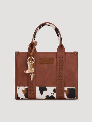 Western Spirit Bag Charm in Brown Cream