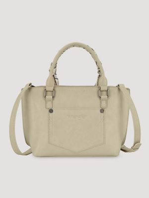 Bandana Print Wide Mini Tote:Tan:One Size: alternative view