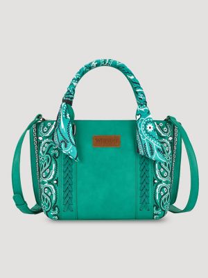 Bandana Print Wide Mini Tote from Wrangler - $74.99