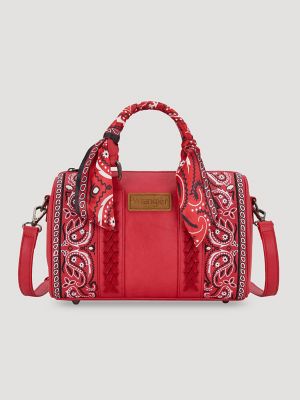 Bandana Print Barrel Bag from Wrangler - $69.99