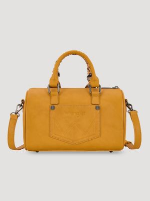 Bandana Print Barrel Bag:Yellow:One Size: alternative view