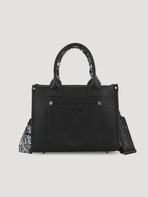 Bandana Print Mini Tote:Black:One Size alternative view