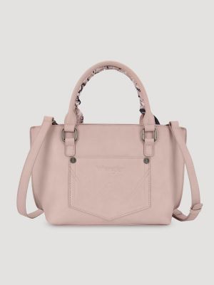 Bandana Print Wide Mini Tote in Pink
