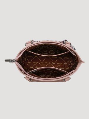 Bandana Print Wide Mini Tote in Pink